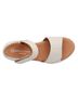 Eric Michael Solid Brown Women's Augusta Open-Toe Sandal in Bone Size EU 41 - photo 3
