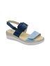Eric Michael Solid Blue Women's River Sandal in Blue Combo Size EU 41 - photo 1