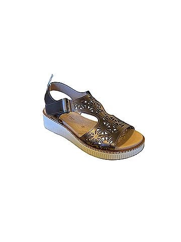 Eric Michael Women's Trudy Sandal in Bronze (view 1)