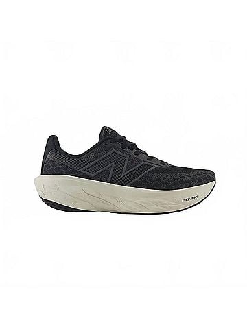 New Balance Women's Fresh Foam 1080 V14 Running Shoes in Black / Off White (view 1)