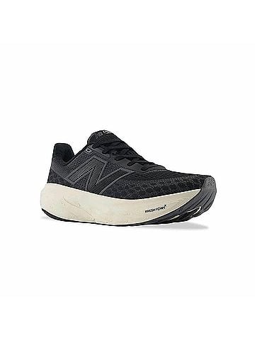 New Balance Women's Fresh Foam 1080 V14 Running Shoes in Black / Off White (view 2)