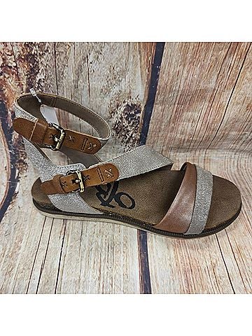 otBt Women's March On Sandal in Grey Silver (view 2)