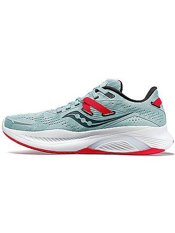 Saucony Women's Guide 16 Running Shoes in Mineral/Rose (view 2)