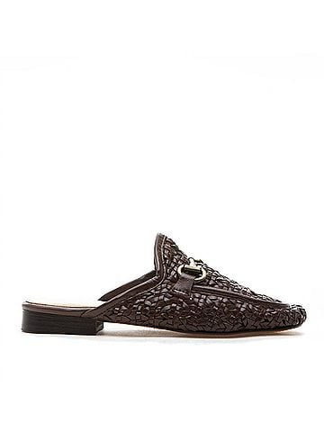 Silent D Women's Cora Woven Mules in Brown (view 1)
