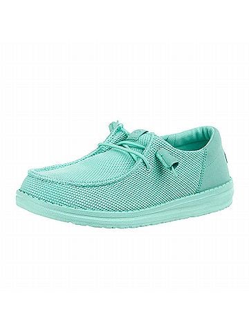 Hey Dude Women's Wendy Funk Mono Casual Shoe in Cabbage Green (view 2)