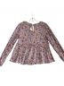 Easel 100% Rayon Floral Multi Color Long Sleeve Blouse Size S - photo 3
