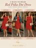Connected Apparel Polka Dots Red White Casual Dress Size 16 - photo 6