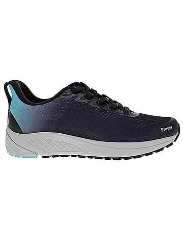 Propet Women's One Evolve Shoes - 4e in Black/Aqua (view 1)