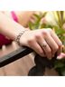 Starlette Silver Toned Women's Bianca Ring in Silver Size 7 - photo 5