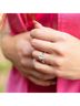 Starlette Silver Toned Women's Bianca Ring in Silver Size 6 - photo 4