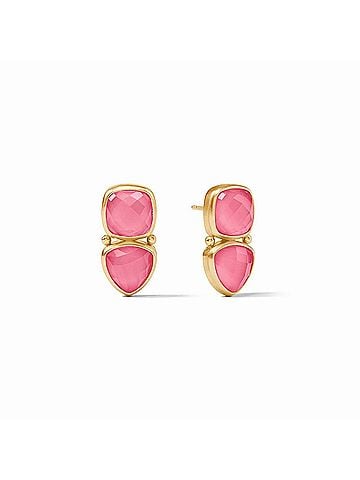 Julie Vos Women's Aquitaine Midi Earrings in Iridescent Pink (view 1)