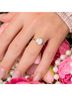 Starlette Silver Toned Women's Bianca Ring in Silver Size 8 - photo 2