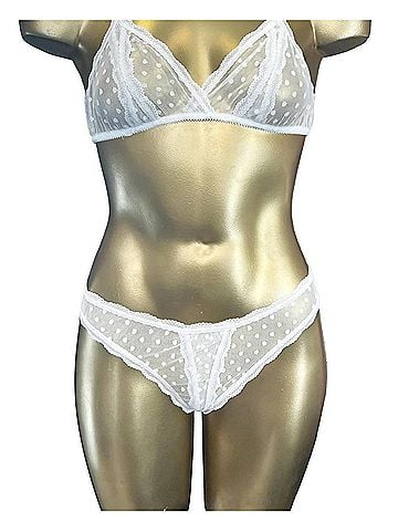 ONLY HEARTS Women's Coucou Lola Bralette in White (view 2)