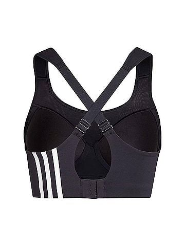 Adidas Tlrd Impact High Support Sports Bra in Black (view 2)