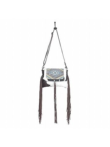 Myra Bag Women's Buzzard Crossbody Bag in Black/White (view 2)