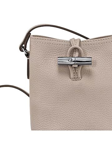 Longchamp Le Roseau Essential Bucket Xs Crossbody Bag in Clay (view 2)