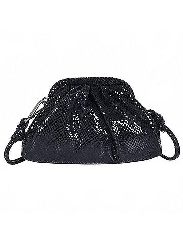 Latico Women's Foil Layla Leather Crossbody Bag in Black (view 1)