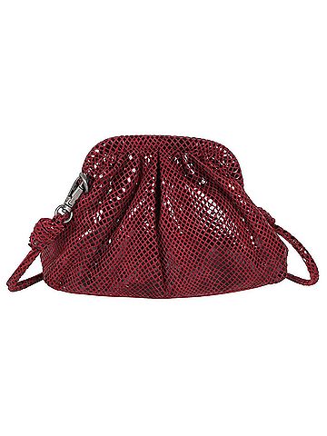 Latico Women's Foil Layla Leather Crossbody Bag in Burgundy (view 1)