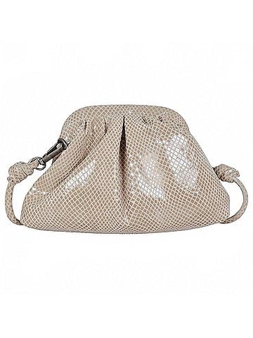 Latico Women's Foil Layla Leather Crossbody Bag in Cream (view 1)