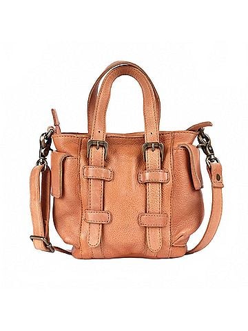 Latico Women's Myles Handcrafted Leather Crossbody Bags in Nude (view 1)