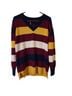 Naadam 100% Cashmere Stripes Multi Color Pullover Sweater Size L - photo 1