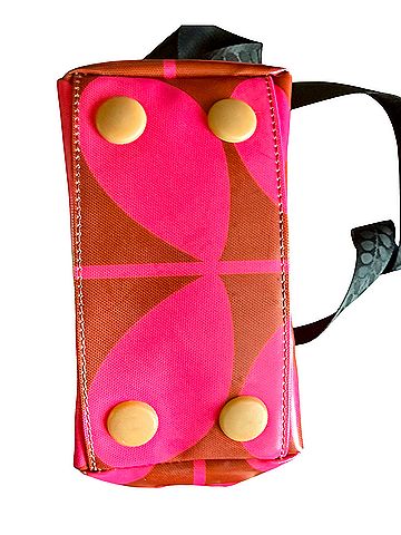 Orla Kiely Ranger Crossbody Leather Crossbody Bag (view 2)