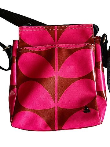 Orla Kiely Ranger Crossbody Leather Crossbody Bag (view 1)