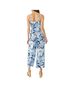 June & Hudson 100% Rayon Floral Blue White Jumpsuit Size XL - photo 2