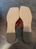 Vince. Tan Red Flip Flops Size 8 - photo 3