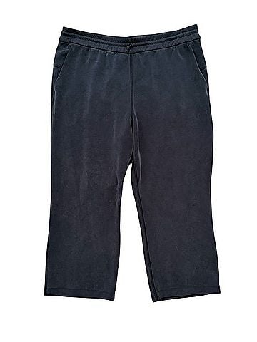 Lululemon Athletica Softstreme High Rise Straight Leg Crop Casual Pants (view 2)