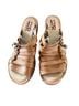 A.S.98 100% Leather Brown Wedges Size EU 38 - photo 2