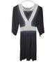 Express Black White Cocktail Dress Size S - photo 2
