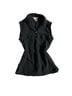 Allison Taylor 100% Silk Black Sleeveless Button-Down Shirt Size L - photo 1