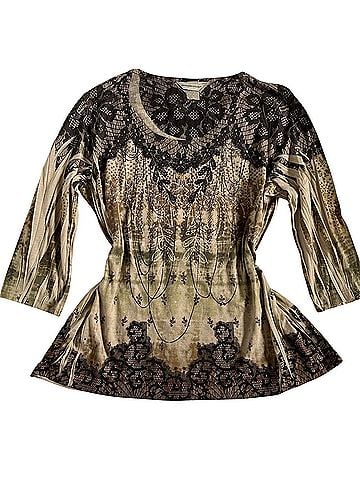 Christopher & Banks Long Sleeve Blouse (view 1)