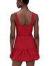 Amanda Uprichard 100% Polyester Red Casual Dress Size L - photo 2