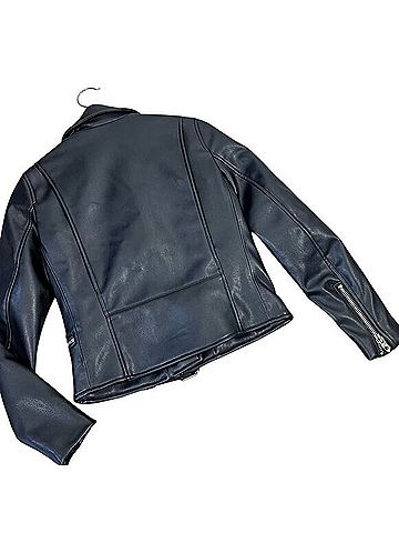Zara faux leather Moto jacket Jacket (view 2)