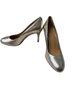 Michael Kors 100% Leather Gold Heels Size 10 - photo 4