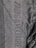 Zadig & Voltaire Print Black Gray Scarf One size - photo 5