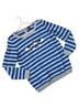 Talbots Stripes Leopard Print Blue Pullover Sweater Size 1X - photo 1
