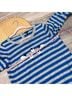 Talbots Stripes Leopard Print Blue Pullover Sweater Size 1X - photo 5