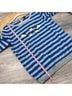 Talbots Stripes Leopard Print Blue Pullover Sweater Size 1X - photo 7