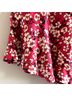 Kivari 100% Rayon Floral Red Ivory Shorts Size XS - photo 5
