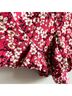 Kivari 100% Rayon Floral Red Ivory Shorts Size XS - photo 6