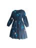 Ann Taylor 100% Polyester Floral Blue Casual Dress Size XS - photo 2