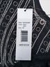Parker 100% Polyester Solid Black Silver Tank Top Size XS - photo 8