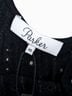 Parker 100% Polyester Solid Black Silver Tank Top Size XS - photo 3