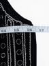 Parker 100% Polyester Solid Black Silver Tank Top Size XS - photo 10