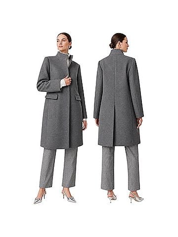 Ann Taylor Funnel Neck Coat (view 2)