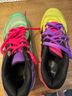 Puma Purple Yellow Green Sneakers Size 8 - photo 4