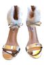 Cape Robbin Silver Heels Size 7 1/2 - photo 1
